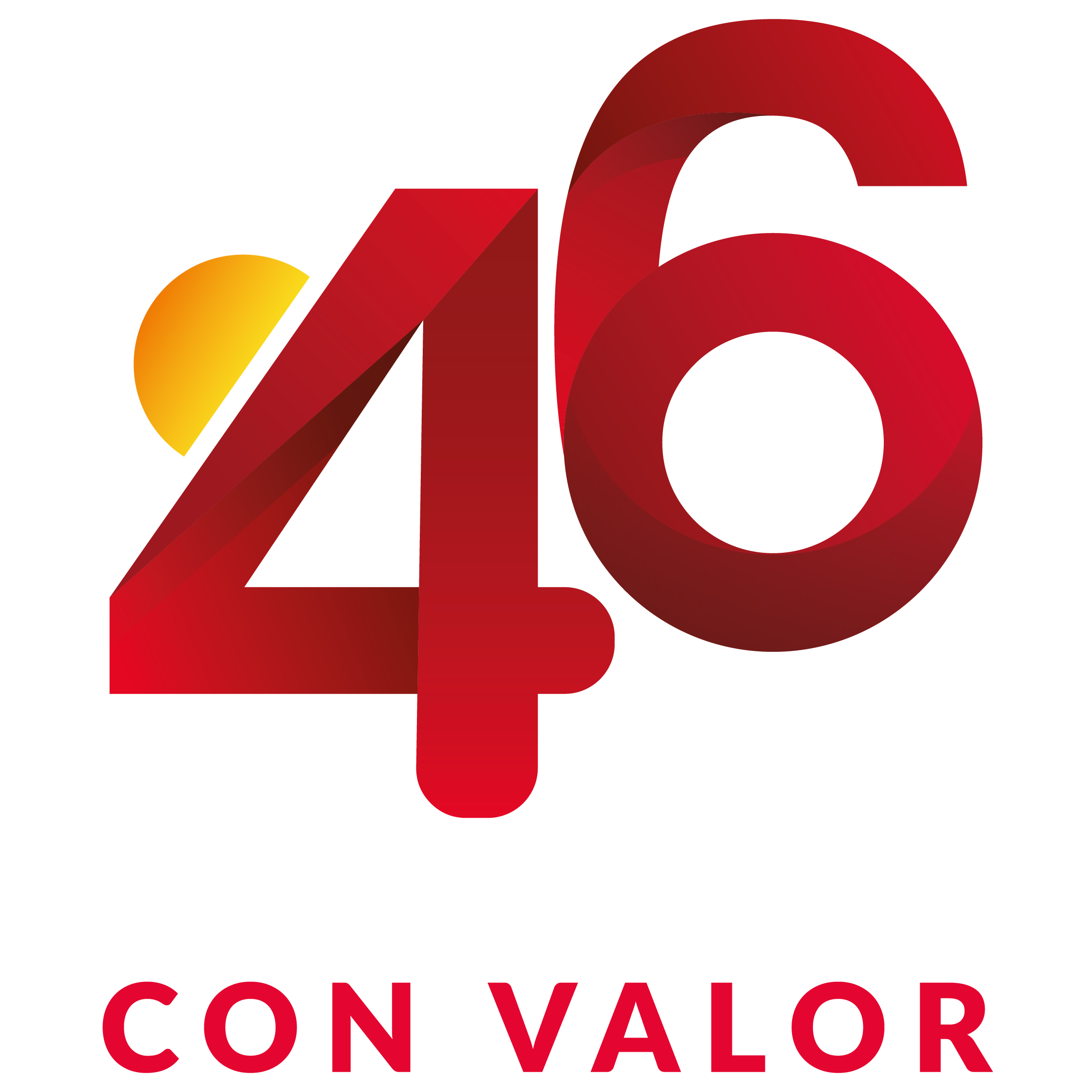 Logo 46 años